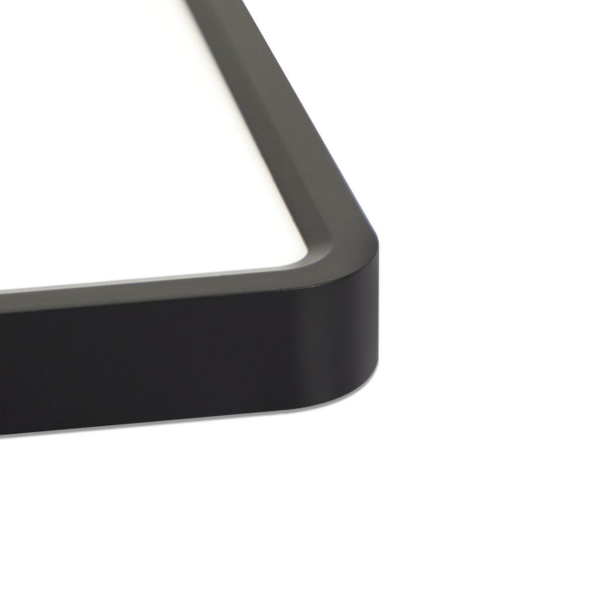 LED-DECKENLEUCHTE Macomber 23/23/2.4cm - Schwarz, Kunststoff (23/23/2.4cm) - Nettlife