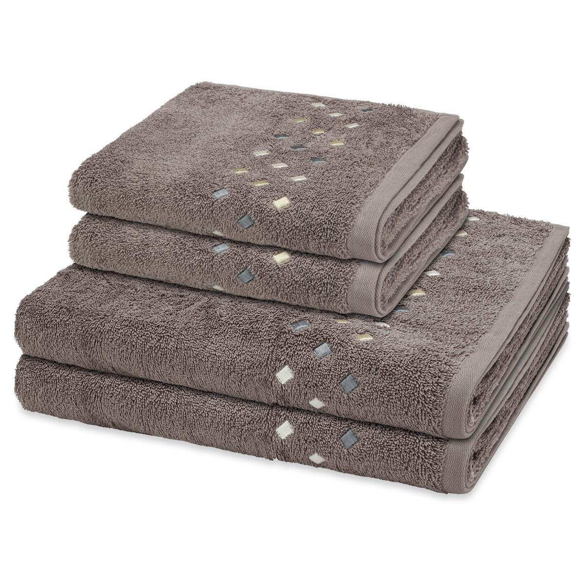 Ross Frottierset Grau 50x100 cm