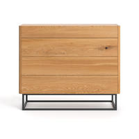 SIDEBOARD Virtue aus massivem Eichenholz - Eichefarben/Naturfarben, Holz (120/100/46cm) - Danzz