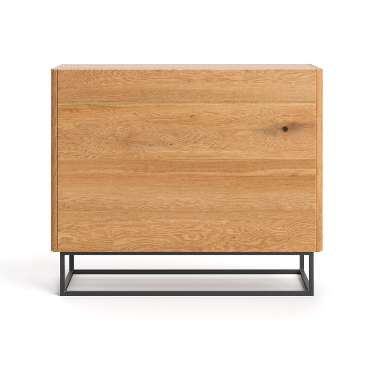 SIDEBOARD Virtue aus massivem Eichenholz - Eichefarben/Naturfarben, Holz (120/100/46cm) - Danzz