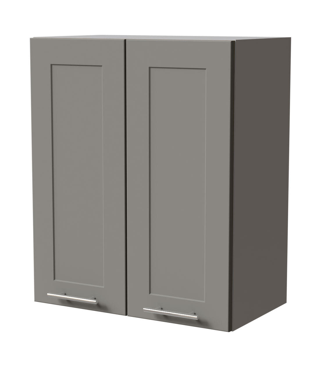 HÄNGESCHRANK Oslo W3/60 Grau / Dust Grey Matt 60 / 32,5 / 72cm - Grau, Holz/Holzwerkstoff (60/72/32.5cm) - Feldmann-Wohnen