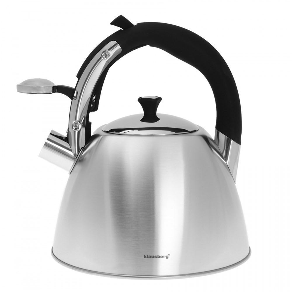 WASSERKESSEL Silber 25/21/24.5 cm KB7015 - Silberfarben, Metall (25cm) - Klausberg 
