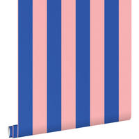 TAPETE Streifen 53 cm x 10.05 m - Pink, Papier (53/1000cm) - ESTAhome