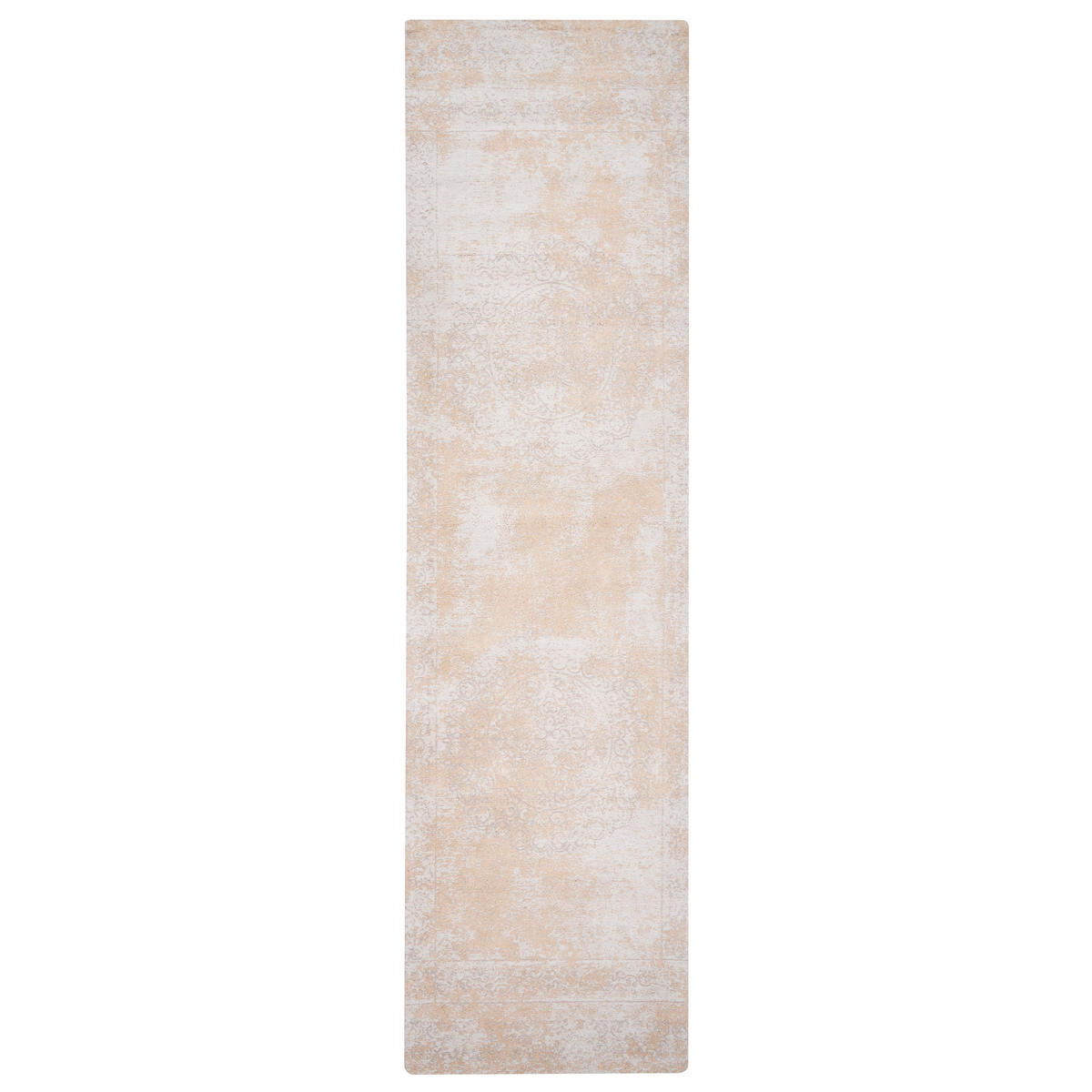 KURZFLOR-TEPPICH Beige 80/300 cm Beykoz - Beige, Textil (80/300cm) - Beliani