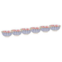 SCHALEN 6er-Set Ornaments 240 ml - Blau, Keramik (11/11/5cm) - Butlers