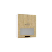 HÄNGESCHRANK W60GRF/2 SD - Dnoria - Funktionales Design Konzept - Eiche Artisan, Holz/Metall (60/72/30cm) - ROYAL24_MARKT