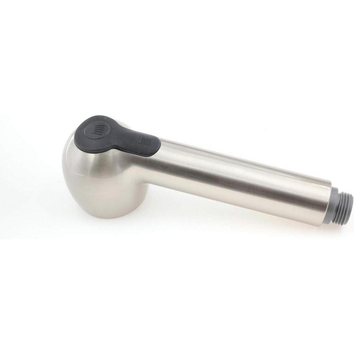 BRAUSEKOPF mit 2 Strahlarten gebürstetes Nickel - Silberfarben, Metall (5.6/4.6/16.7cm)