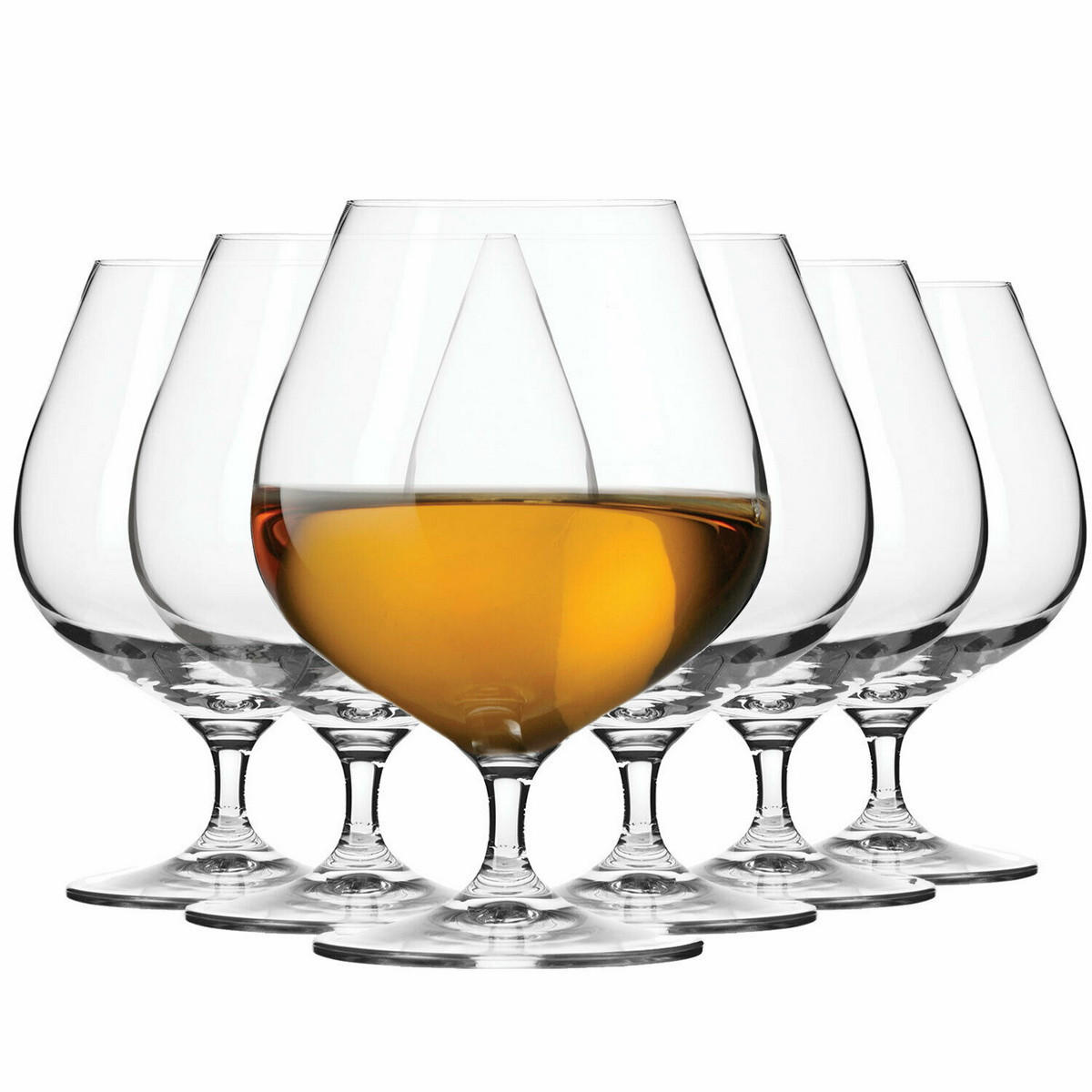 COGNACGLÄSER Harmony, 6er-Set, 590 ml - Transparent, Glas (0.59L) - Krosno Glass