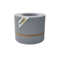 SICHTSCHUTZSTREIFEN PP Premium Gelocht 20 Prozent Streifen Fenstergrau 26m - Grau, Kunststoff (2600/19cm) - ZAUN|ZU