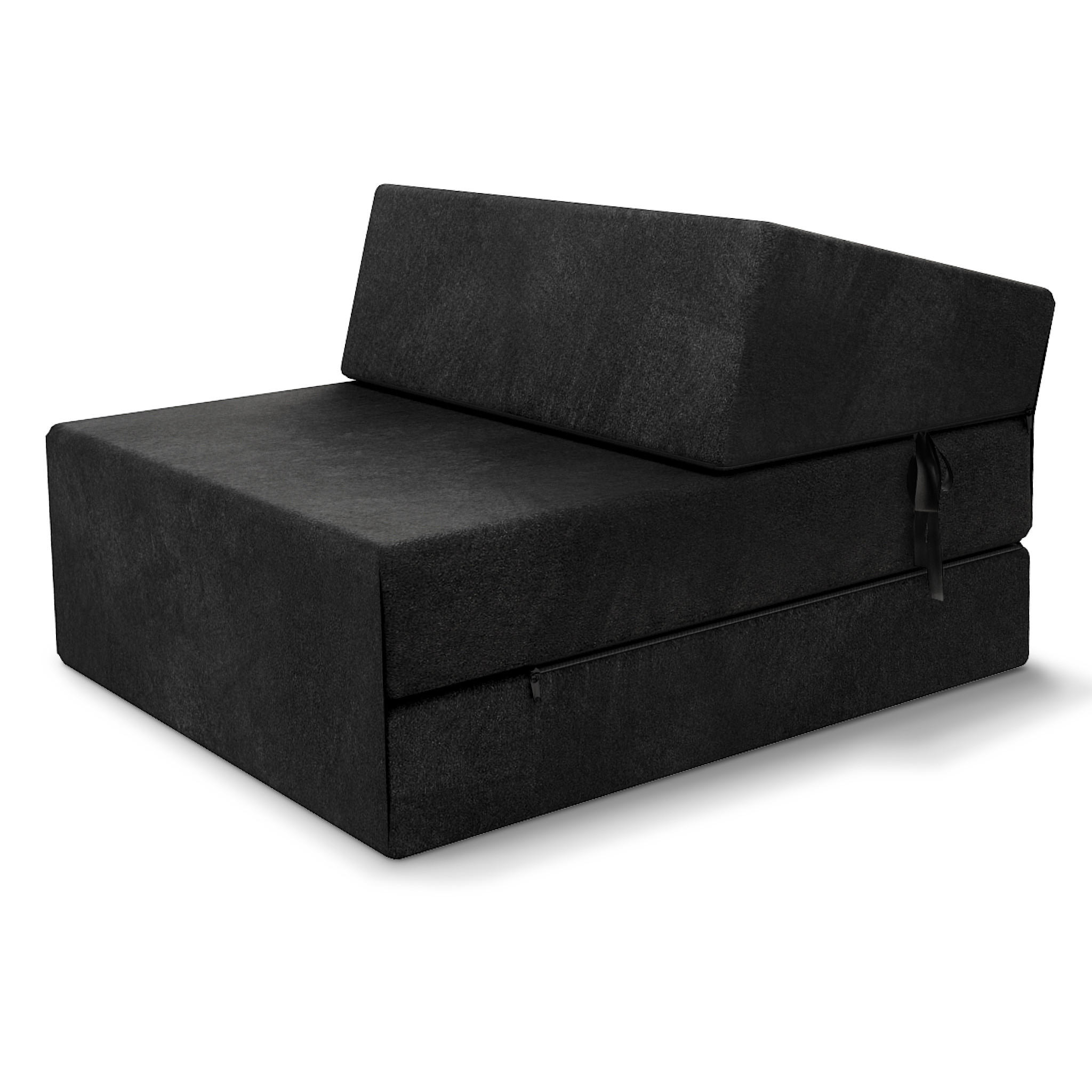 KLAPPMATRATZE SUZI - Schwarz, Textil (70/200cm) - FDM