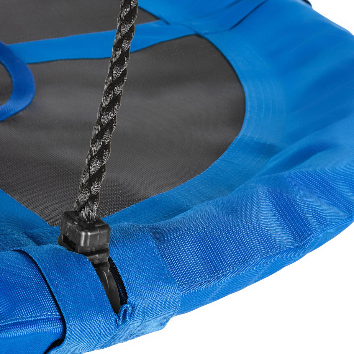 NESTSCHAUKEL bis 150 kg, 100 cm Durchmesser - Blau, Textil (100/160/100cm) - Luverno
