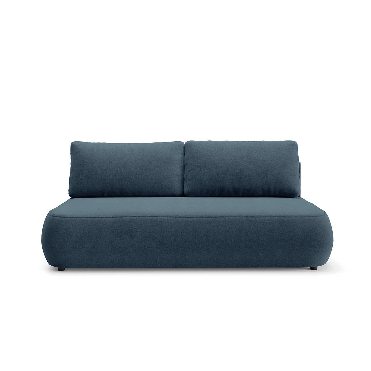 SOFA Antonio 3 Sitzplätze Blau - Blau, Holz (210/82/106cm) - Petits-meubles
