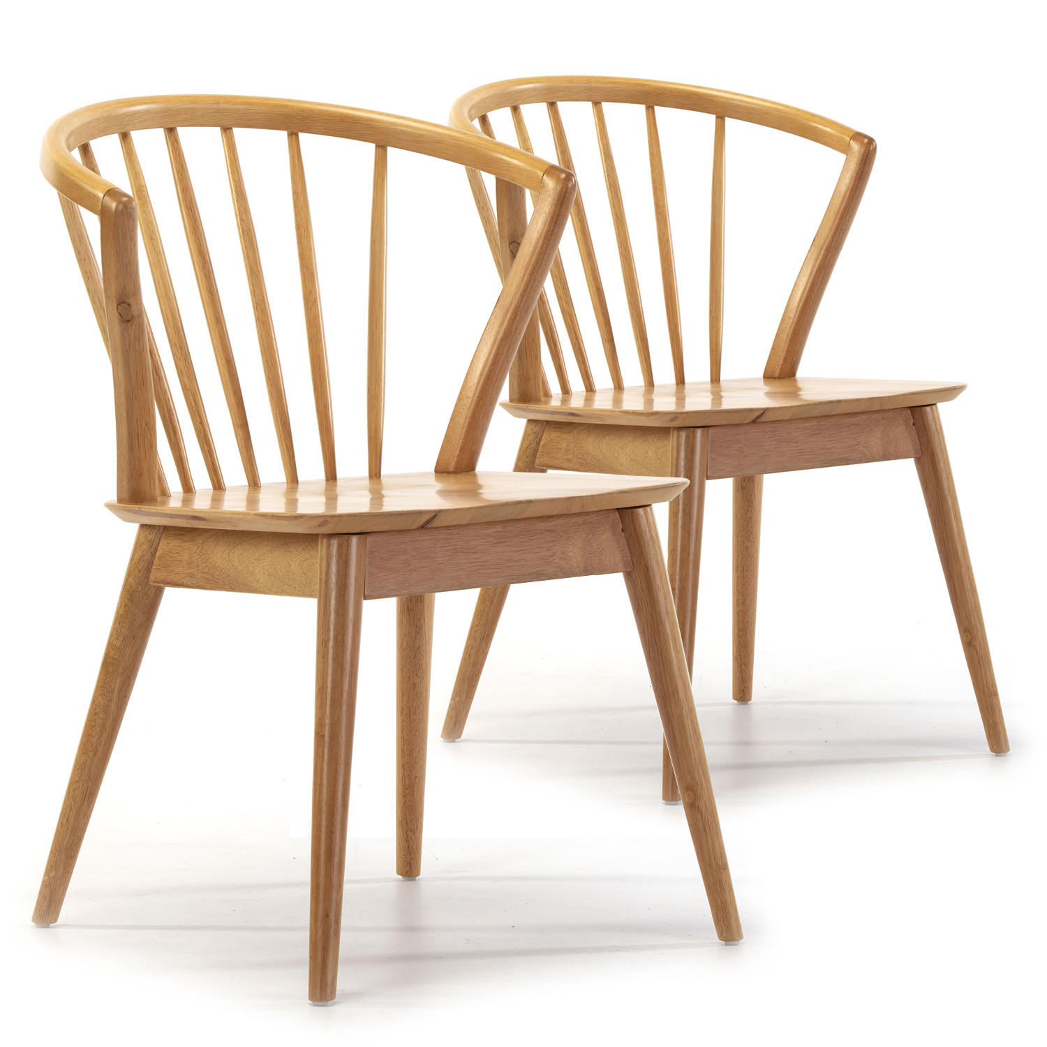 STUHL 2er-Set Mura Eiche Farbe - Honigeiche, Holz (58/84/55cm) - VS Venta-stock