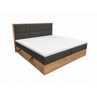BOXSPRINGBETT Loly 140x200 cm H4 Taschenfederkern Anthrazit - Anthrazit, Textil (140/200cm) - KS Home Concept