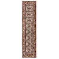 KURZFLORTEPPICH GLAZERT, orientalisch, Natur, 66 x 300 cm - Naturfarben, Textil (300/66cm) - KADIMA DESIGN
