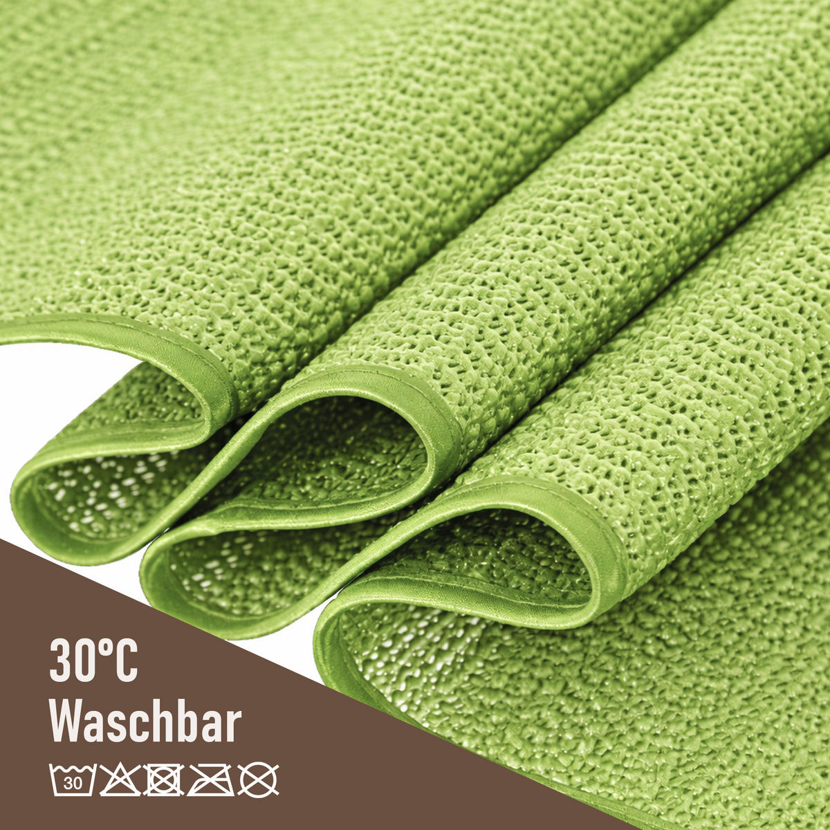 TISCHDECKE Garten Weichschaum 130x160cm - Hellgrün - Hellgrün, Kunststoff (160/130cm) - Bestlivings