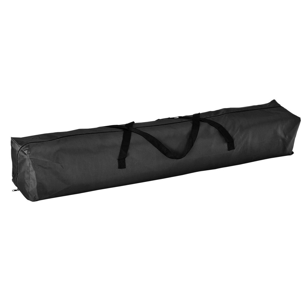 FALTPAVILLON Vivara grau 3x3 m mit Tragetasche - Grau, Metall (300/250/300cm) - Juskys
