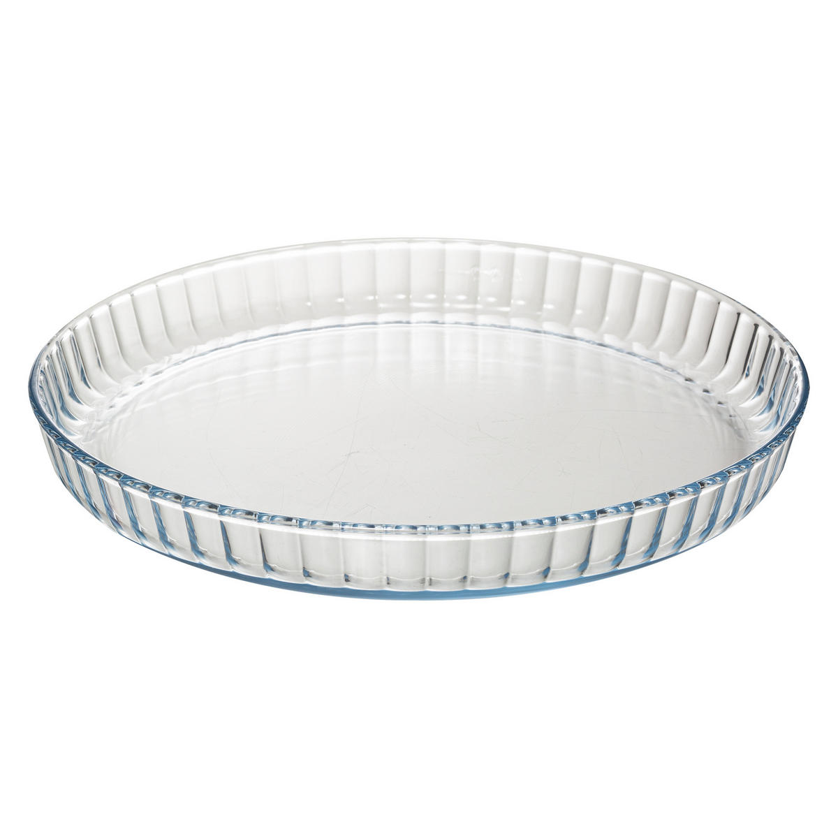 OBSTKUCHENFORM aus Glas mit Deckel 31/31/3,8 cm - Grau, Glas (31/3.8/31cm) - 5five Simply Smart