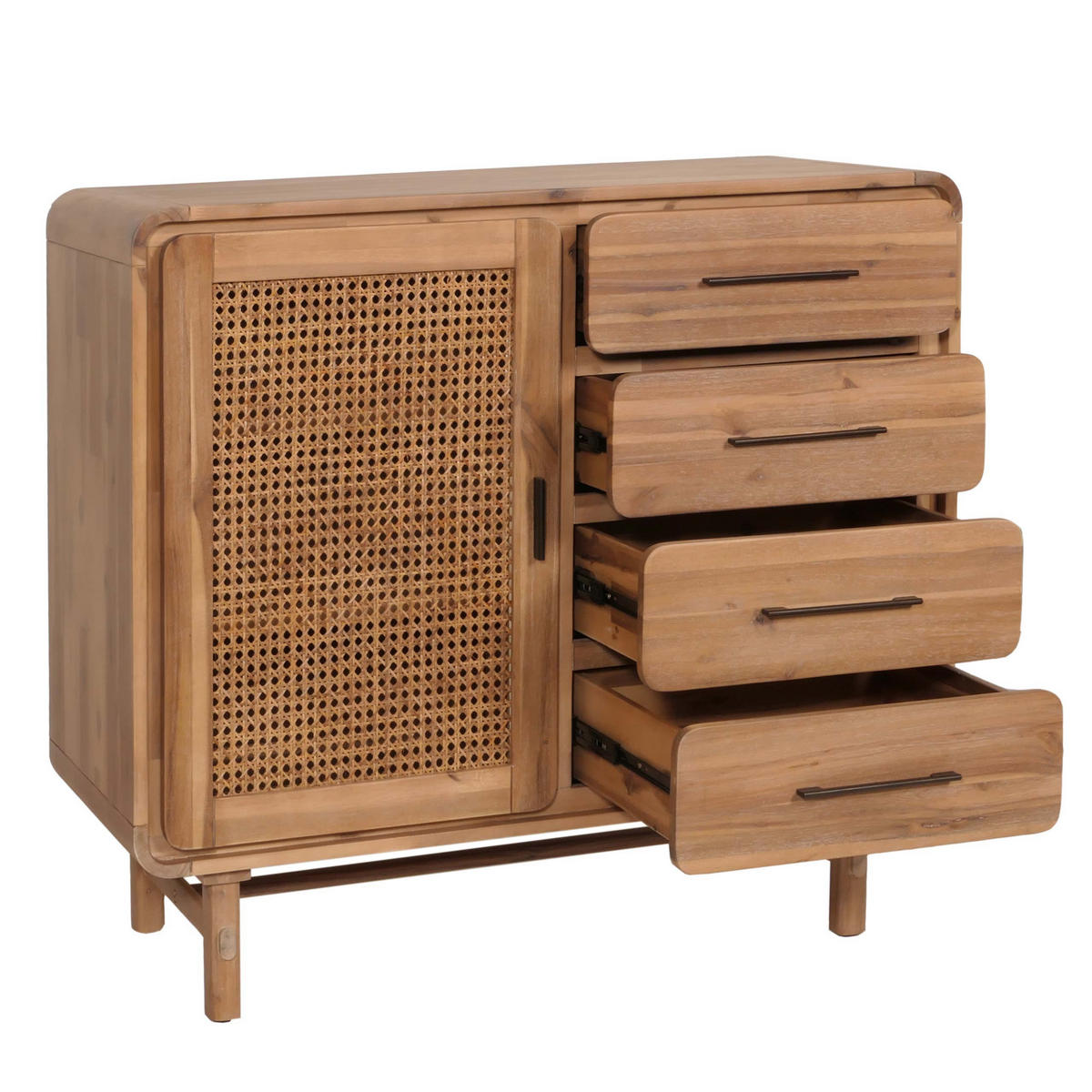 KOMMODE Braun - Braun, Holz (109/101/45cm) - MCW