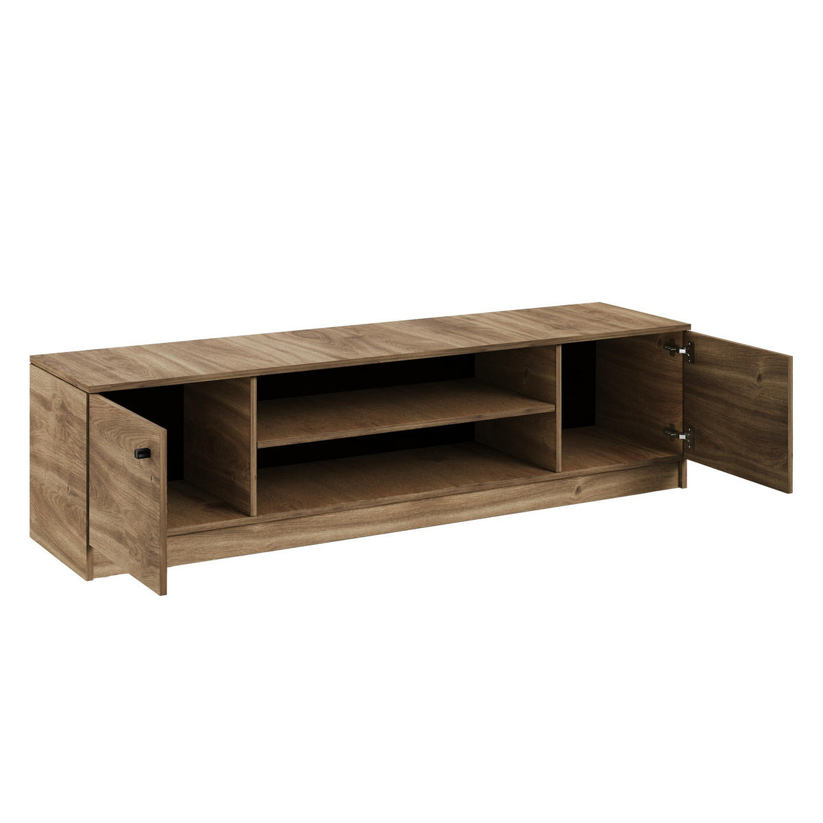 LOWBOARD NESTOS 160/48,5/40 cm, Braun - Braun, Holzwerkstoff (160/48.5/40cm) - MASSENO