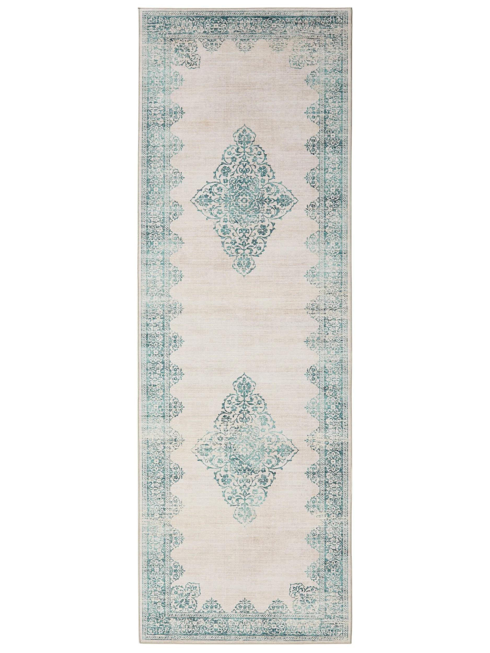 LAURIN tekač turkizen 80x240 cm - turkizna, umetna masa/tekstil (80/240cm) - benuta Pop
