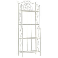 STANDREGAL Aaron antik weiß - Weiß, Metall (60/158/33cm) - TPFGarden