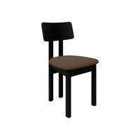 ESSZIMMERSTUHL Divo II - Schwarz/Braun, Holz/Textil (47/85/48cm) - MIRJAN24