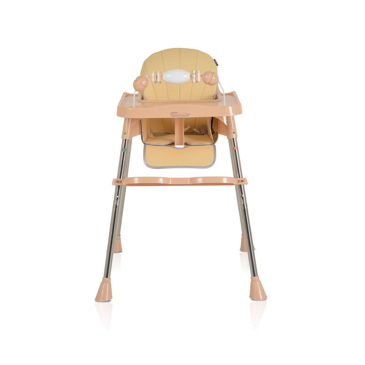 HOCHSTUHL Century beige Spielzeug, Tablett verstellbar, Gurt, Fußstütze - Beige, Kunststoff (63/84/61cm) - Moni