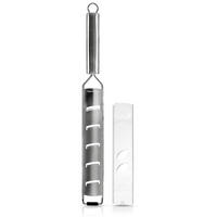 KÜCHENREIBE Flache Stahl 24 cm - Silberfarben, Metall (4/38/1.5cm) - Orion 