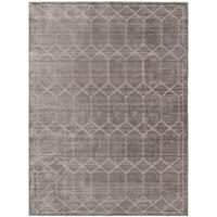 TEPPICH Daisy Grau 100x150 cm - Grau, Textil (100/1cm) - KUNSTLOFT