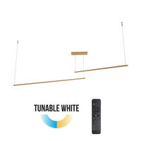 LED-HÄNGELEUCHTE Splint X2 Tunable White - Goldfarben, Metall (2/100/2cm) - Lumicom