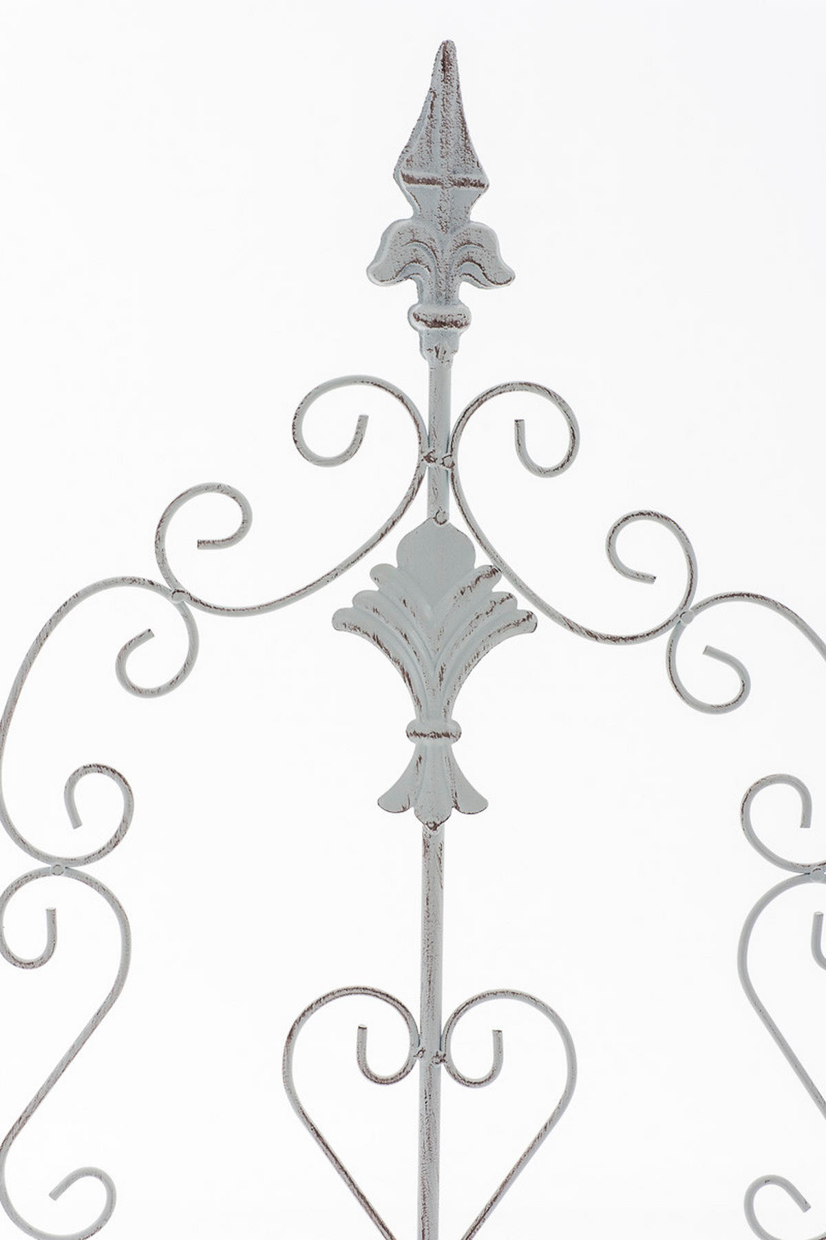 RANKGITTER Falk 35x1x122cm Metall Antik-Weiß Rankhilfe - Weiß, Metall (35/122/1cm) - DELUKE