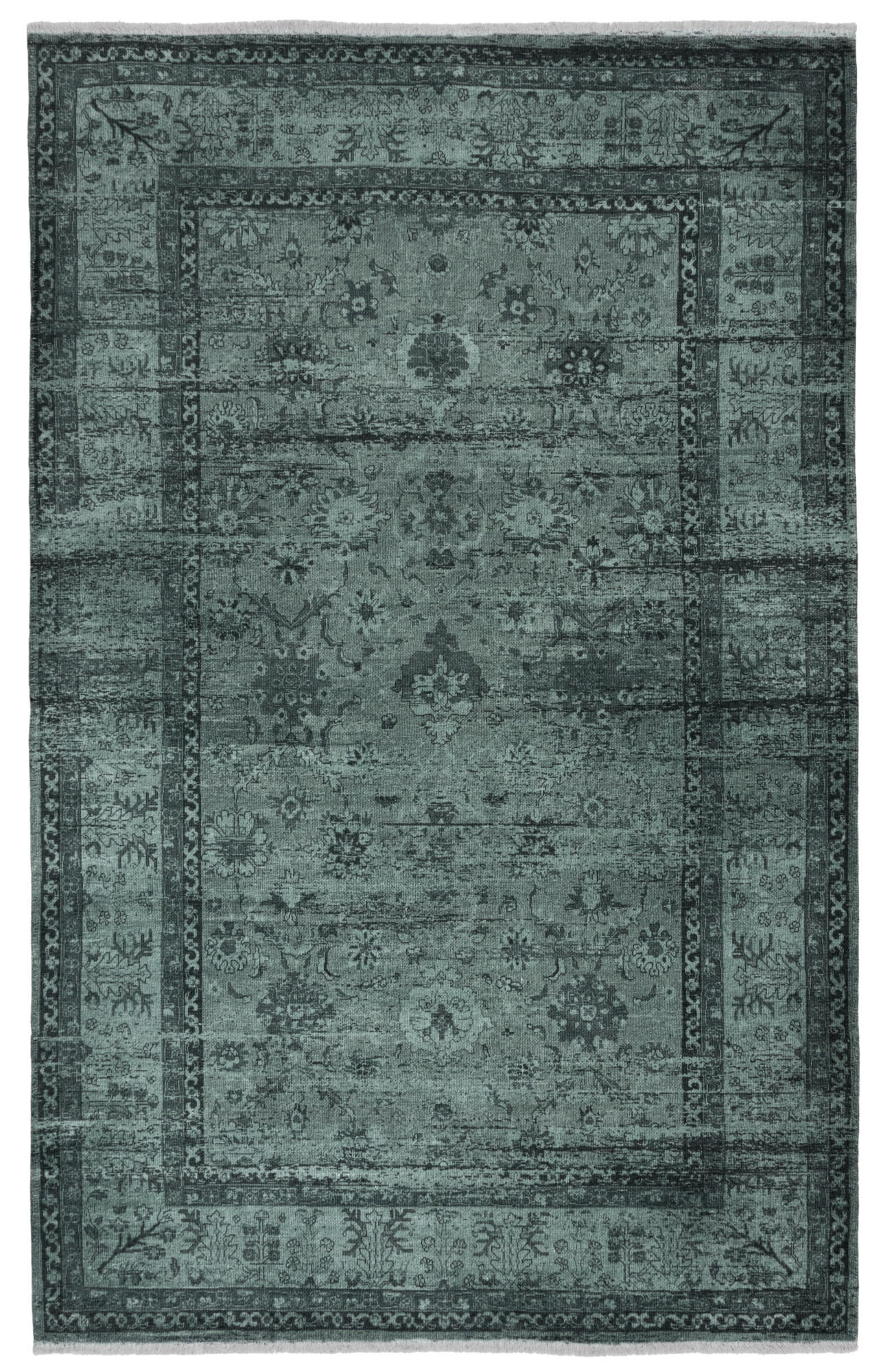 Tesso Living Vintage-Teppich Grün 155x225 cm