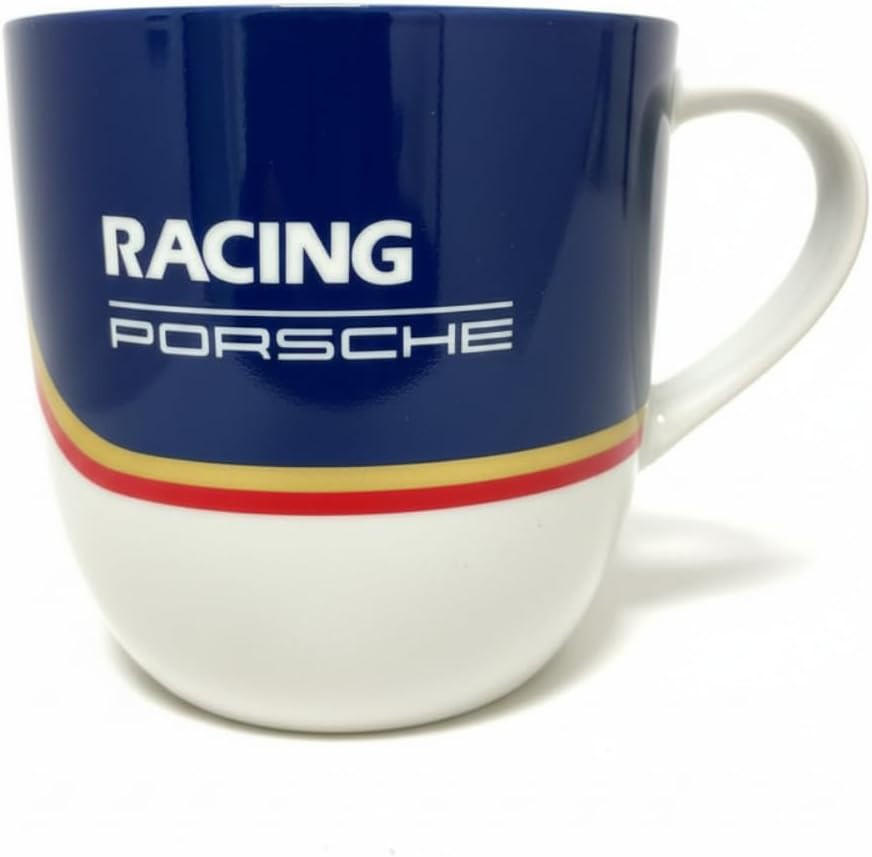 KAFFEEBECHER 500ml, Porzellan, Tasse, Kaffeetasse, Sammlertasse, Collector Cup No 5, Limited Edition, Design Tasse, Racing Design, Geschenk Idee - Blau, Keramik (0.5L) - Porsche