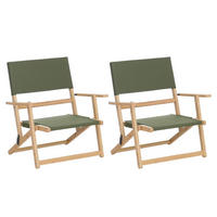 BAMBUS CAMPINGSTUHL Grün - Grün, Textil (61/64/42cm) - MCW