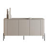 SIDEBOARD Vera 150 - Kaschmir/Schwarz, Holzwerkstoff/Metall (150/80/40cm) - MIRJAN24
