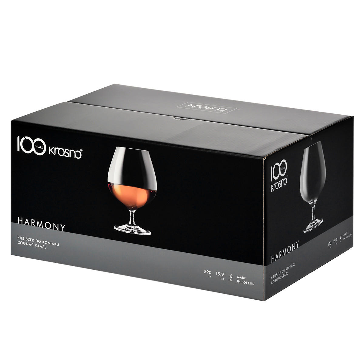 COGNACGLÄSER, 6er-Set, 590 ml - Transparent, Glas (0.59L) - Krosno Glass