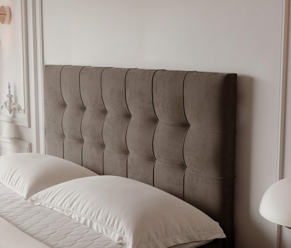 BOXBETT IMPERIAL 160/200 cm, in Hellbraun, mit Matratze und Topper - Hellbraun, Holzwerkstoff/Textil (160/200cm) - Idohome