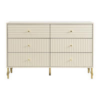 KOMMODE - 120 cm x 40 cm - holz - beige Loureo - Beige, Holz (120/78/40cm) - Vente-Unique