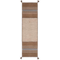 LÄUFER NATUR TEPPICH KELIM NAVARRO - Beige, Textil (90/160cm) - Pergamon