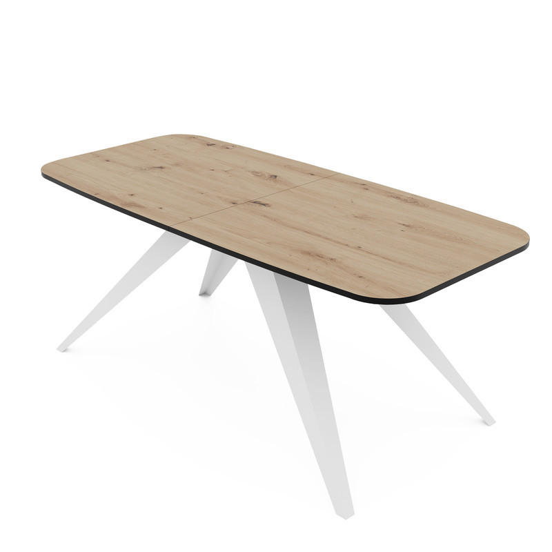 Idohome Ausziehtisch Eiche Artisan 180x76x90 cm