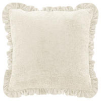 KISSEN Mindy - Weiß - 45/45/ cm - Weiß, Textil (45/45cm) - Unique Living