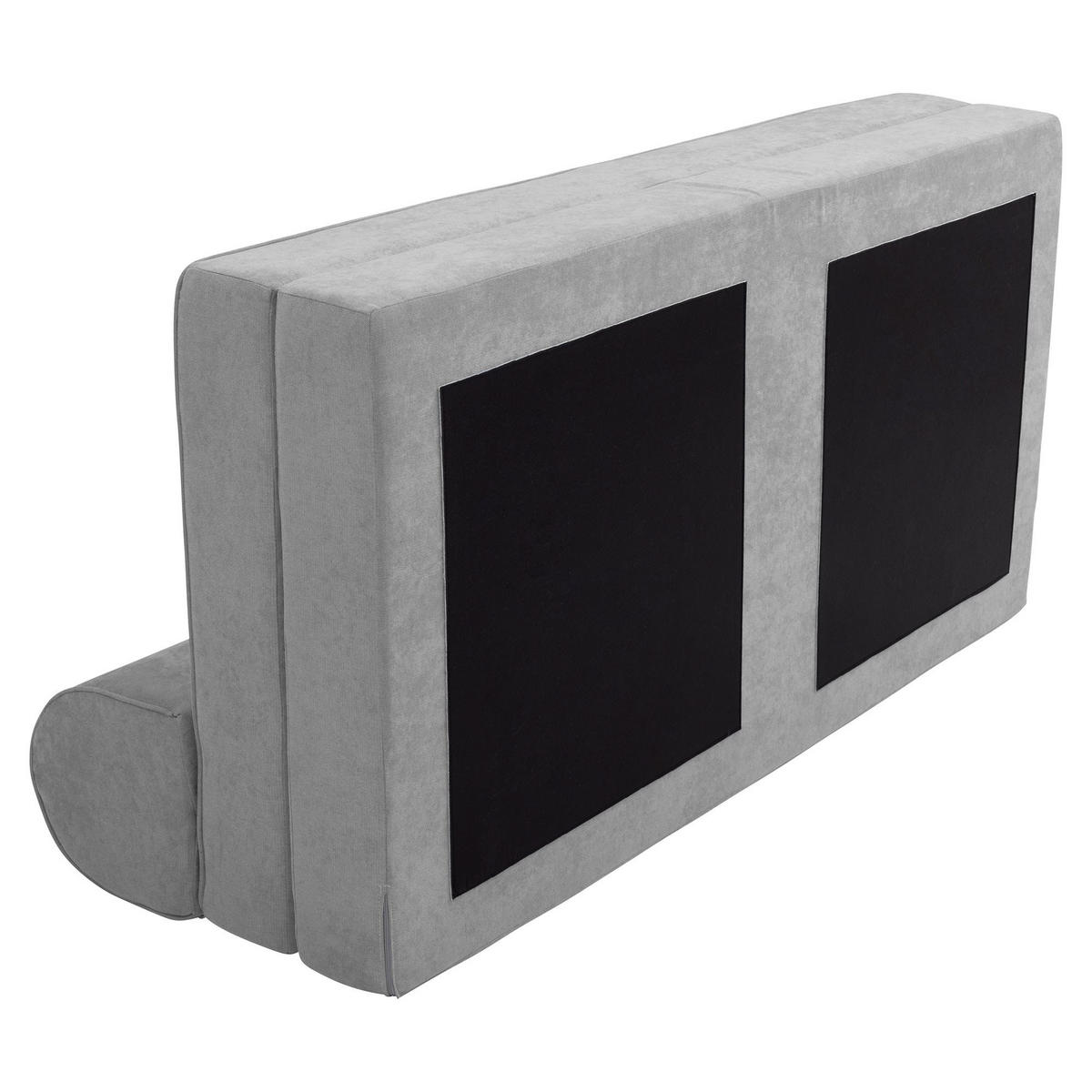 FALTSOFA Katusha Flachgewebe hellgrau - Hellgrau, Kunststoff (80/57/160cm) - 58aufmkessel