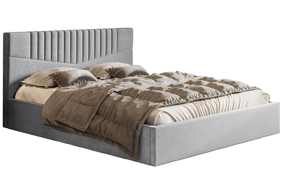 BETT Grau OLDO 7 Mit Bettkasten 120x200 cm - Grau, Textil (120/200cm) - Sepro Meble