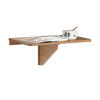 WANDKLAPPTISCH Vintage - Braun, Holzwerkstoff (60/6/40cm) - SoBuy