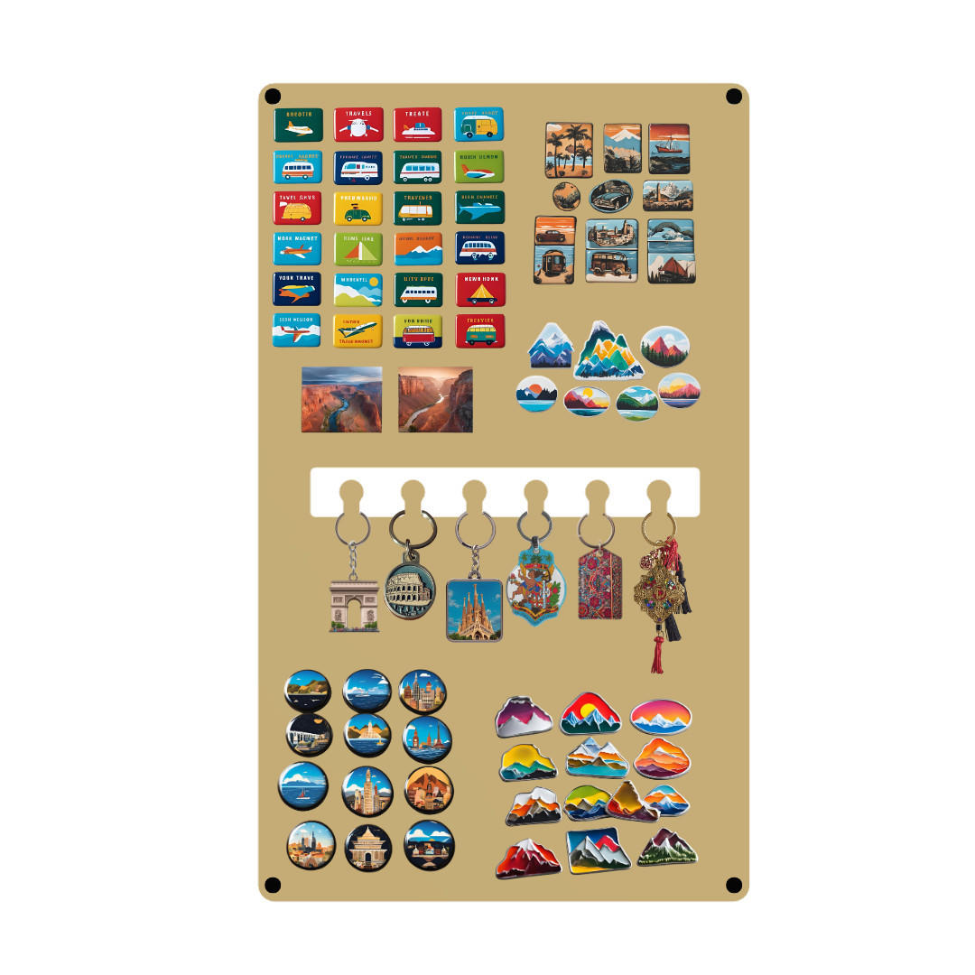 Anwicar Magnettafel Gold 30x70x0.7 cm