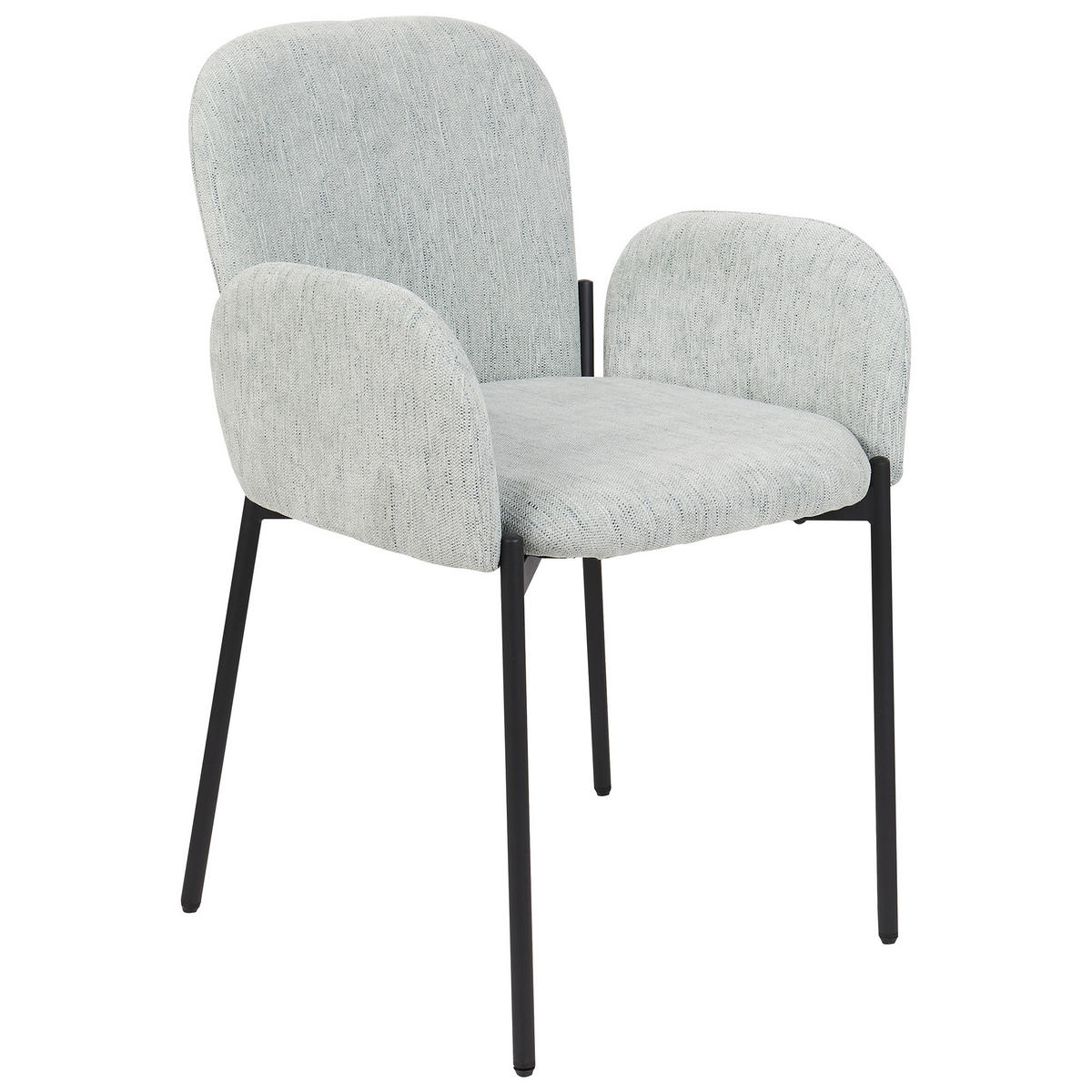 JÍDELNÍ ŽIDLE sada 2 ks Látka Mátově zelená Albee - černá/zelená barva, textil (52/81/47cm) - Beliani