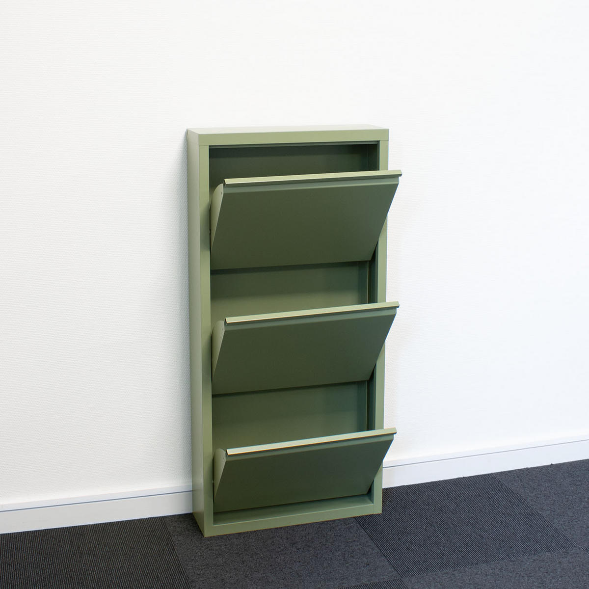 SCHUHKIPPER grün - Grün, Metall (50/106/16cm) - ebuy24