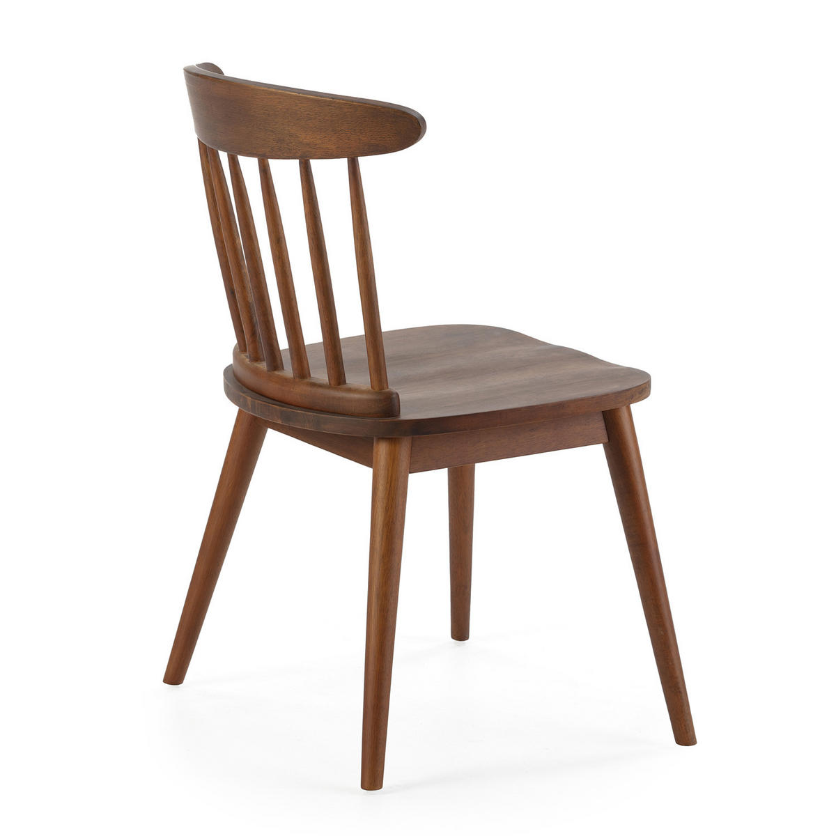 STUHL 2er-Set Ben aus Walnussholz - Walnussfarben, Holz (55/80/52cm) - VS Venta-stock
