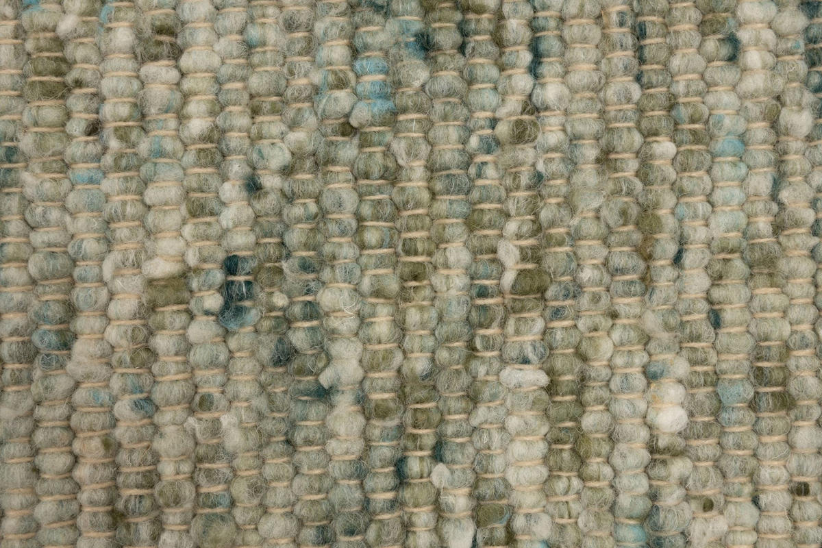 HANDWEBTEPPICH Alm-Freude 70x130 cm - Grün, Textil (70/130cm) - THEKO